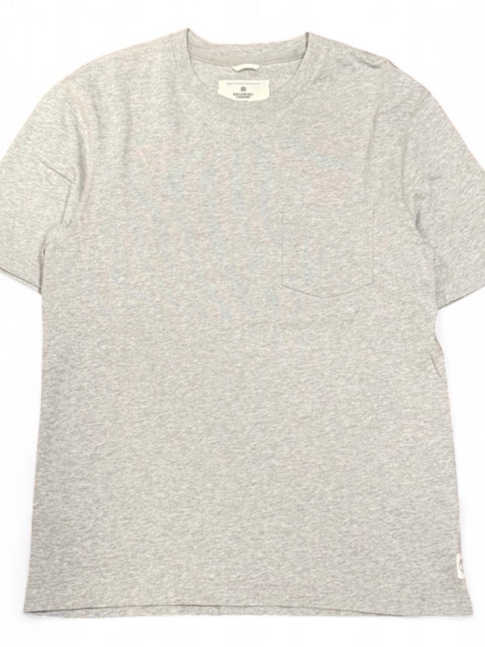 Reigning Champ Heather Grey Blank Cotton Tee